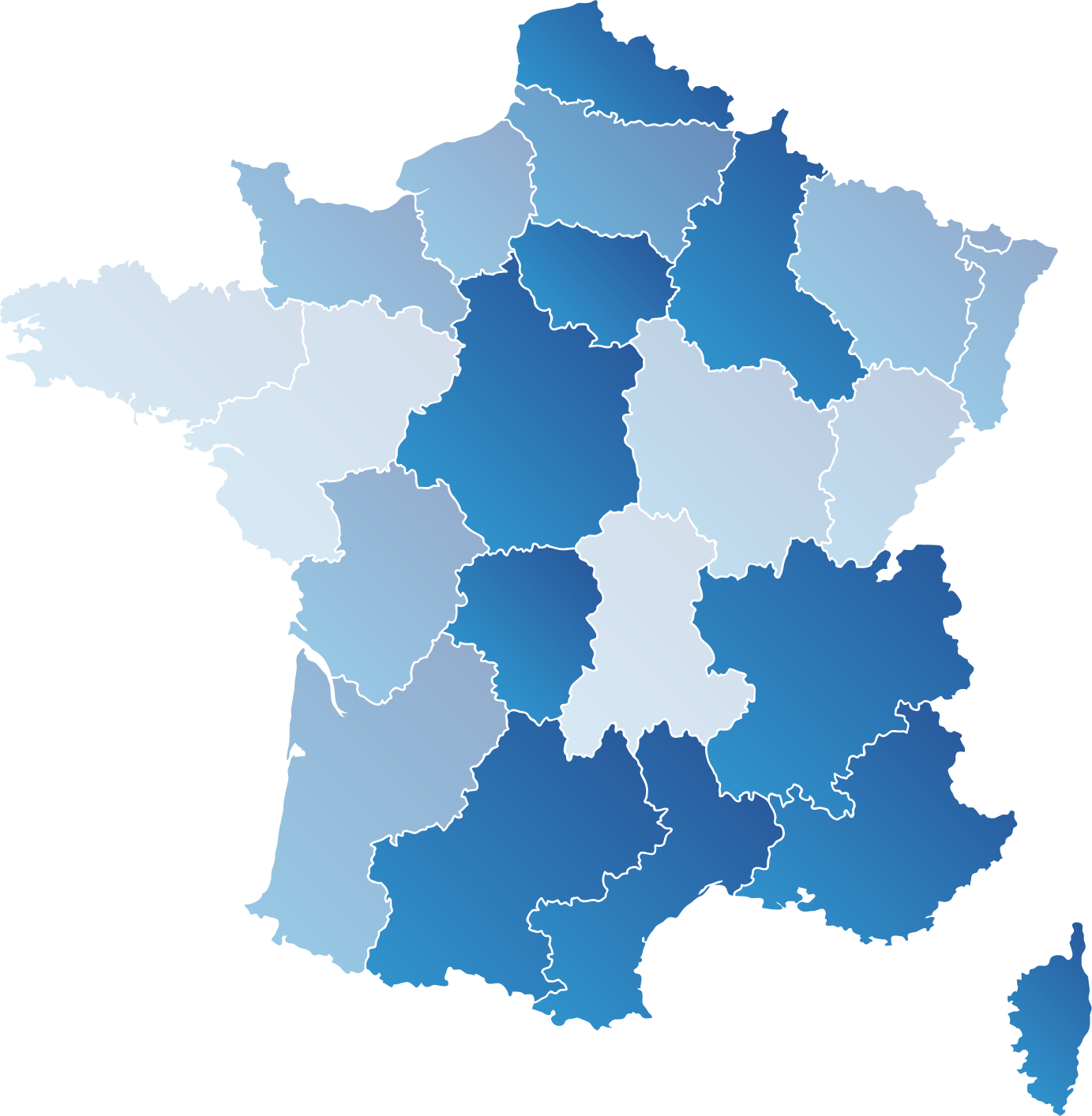 Géolocalisation nationale des Piscines et des Spas en France