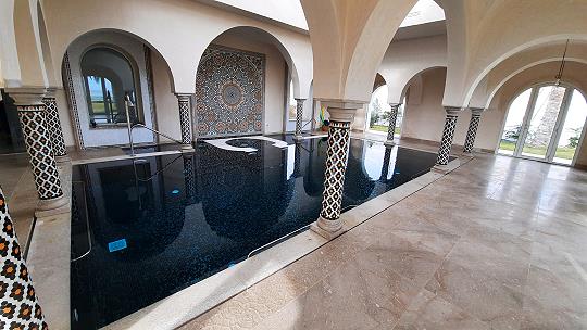 Belle piscine en mosaque Tunisie