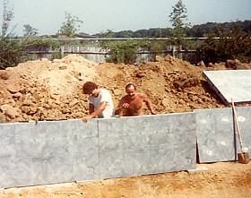 Etape de construction d'une piscine en kit