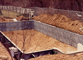 Etape de construction d'une piscine en kit