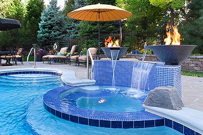 Le spa de piscine