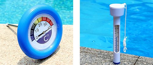 Thermomtre de piscine, temprature idale 29C