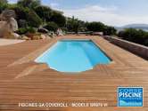 Photo d'une ralisation de CORSE PISCINE POLYESTER