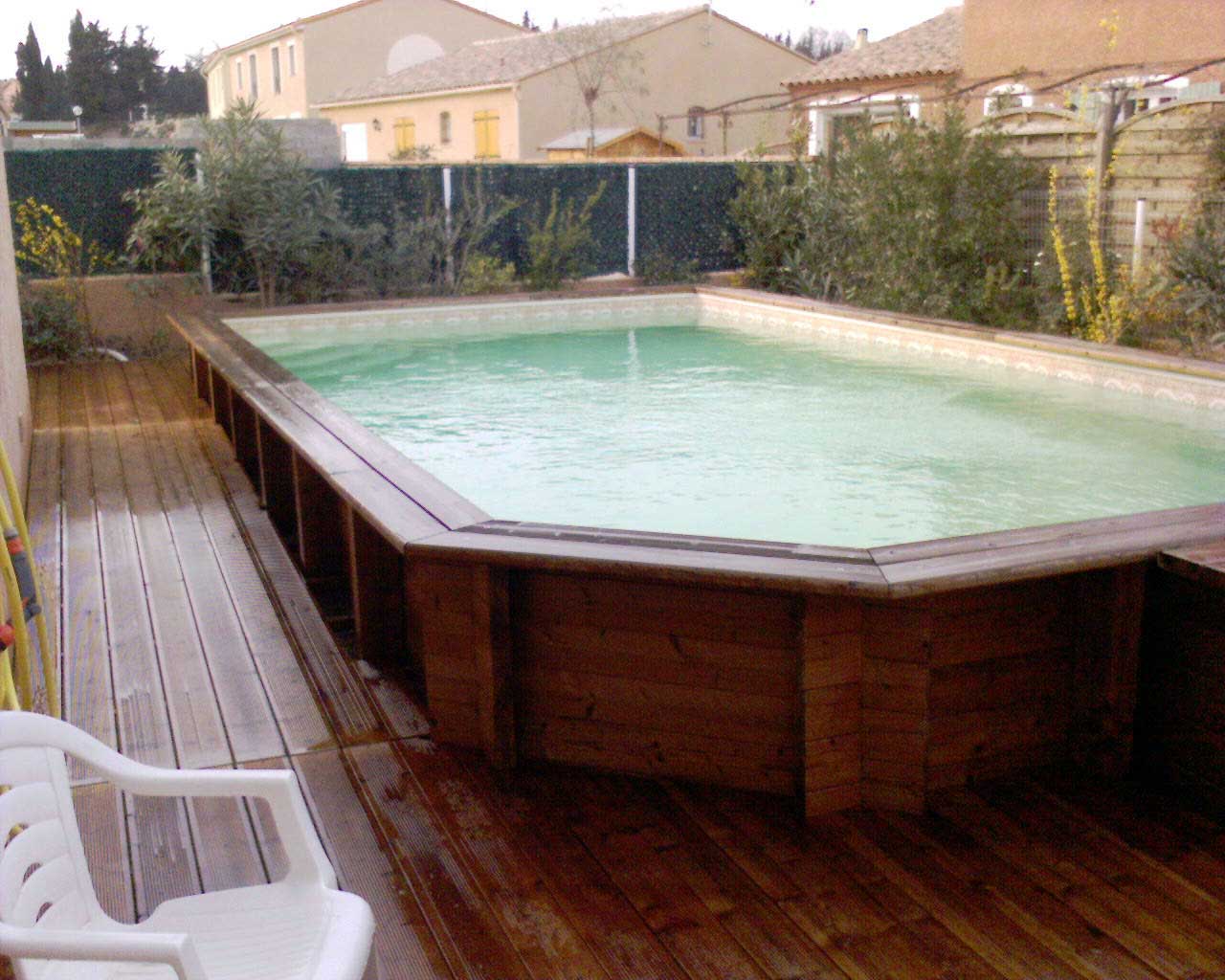 Photo piscine ou spa de PROMO PISCINE BOIS, partenaire d'Eauplaisir