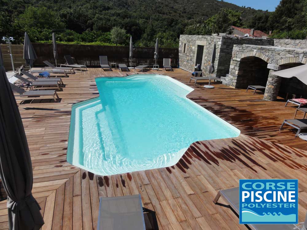 Photo piscine ou spa de CORSE PISCINE POLYESTER, partenaire d'Eauplaisir