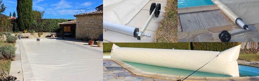 Couverture automatique Poolco pour piscine été hiver / 4 saisons