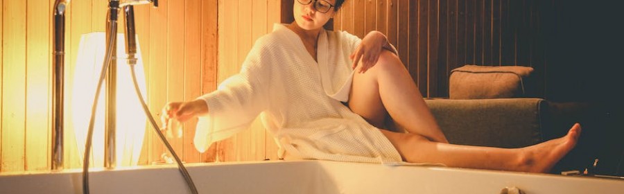 Détente dans un spa